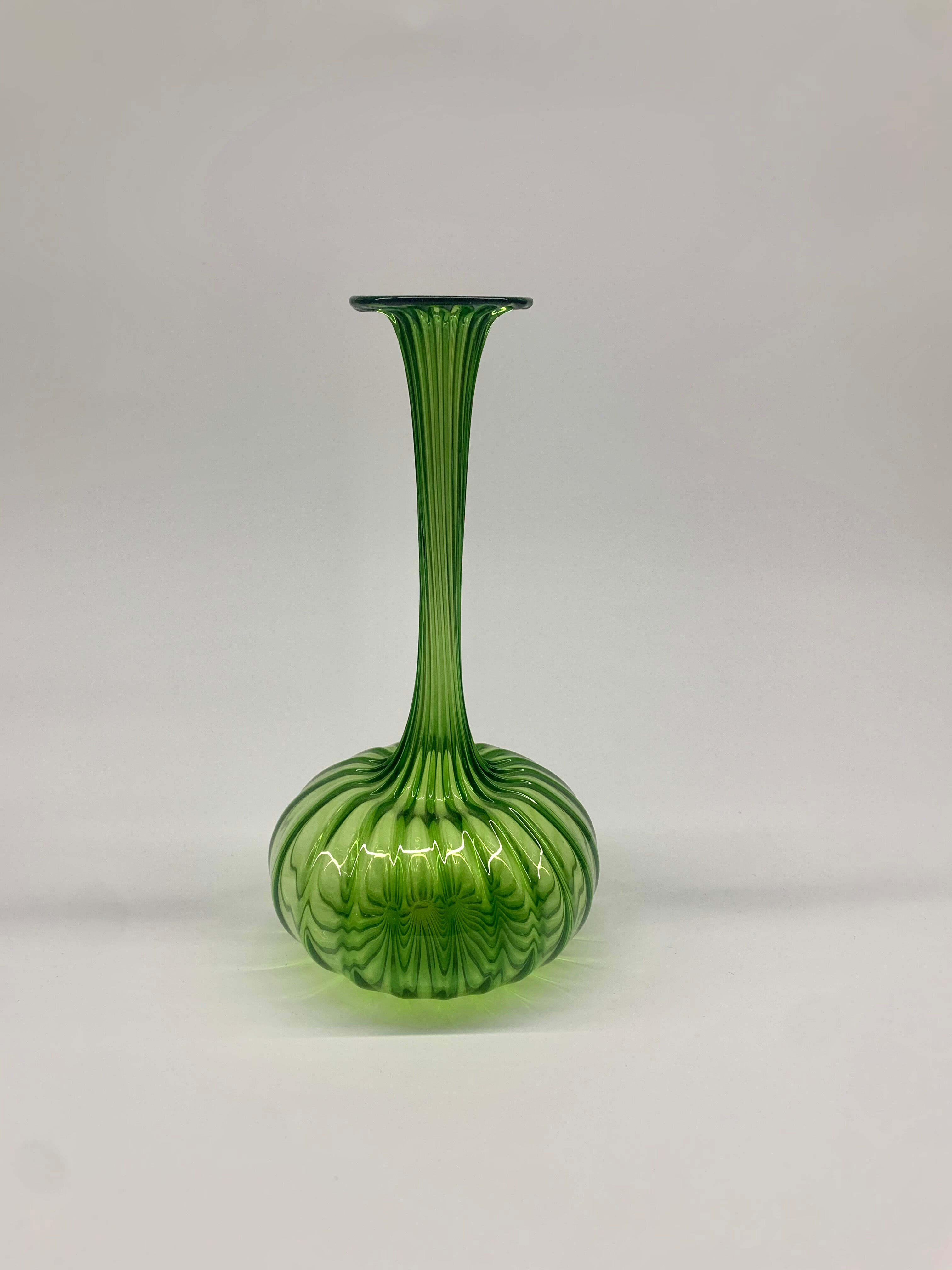 Green Art Deco Vase, 1930s