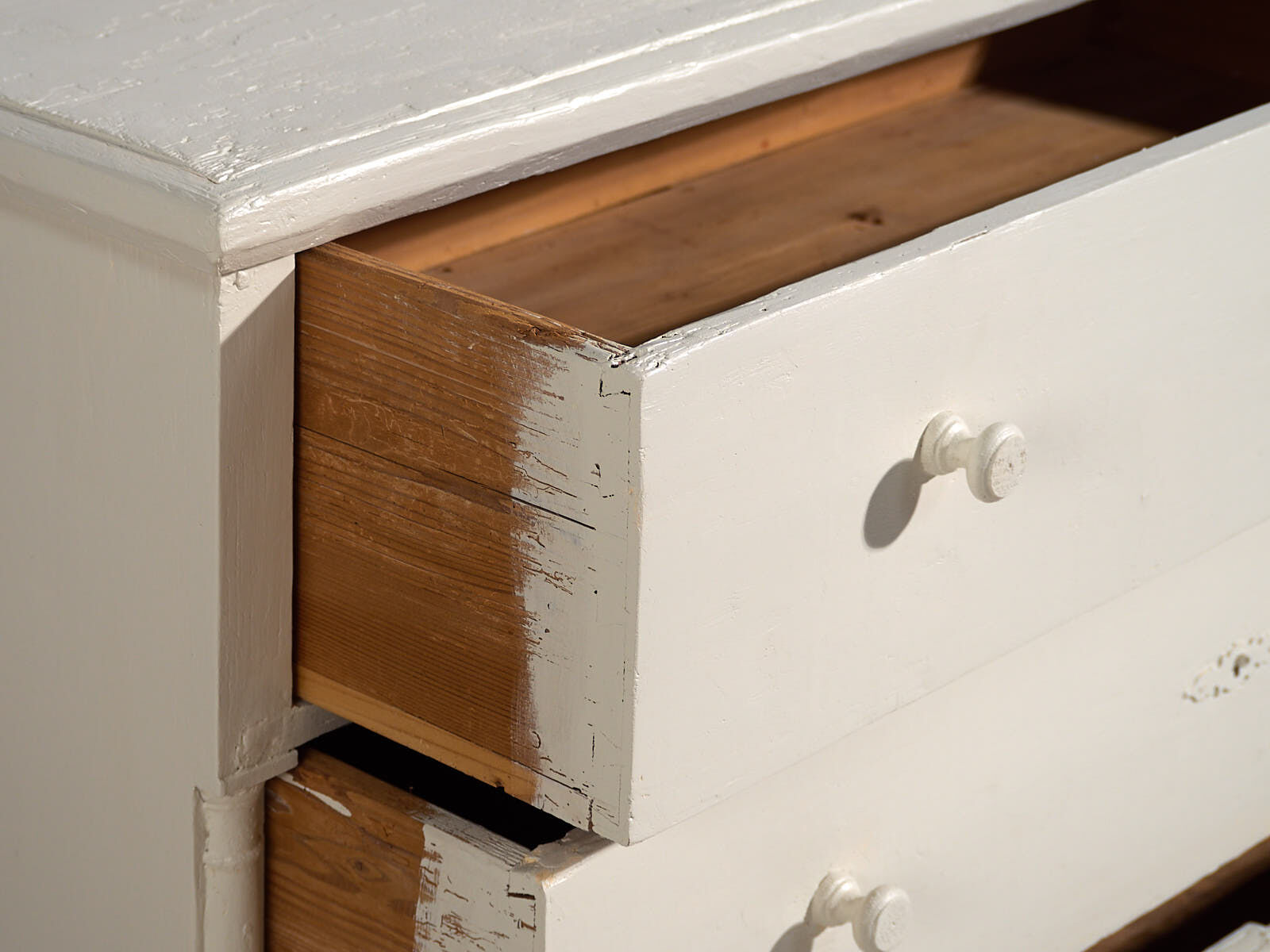 Antique white chest of drawers (circa 1920) #53