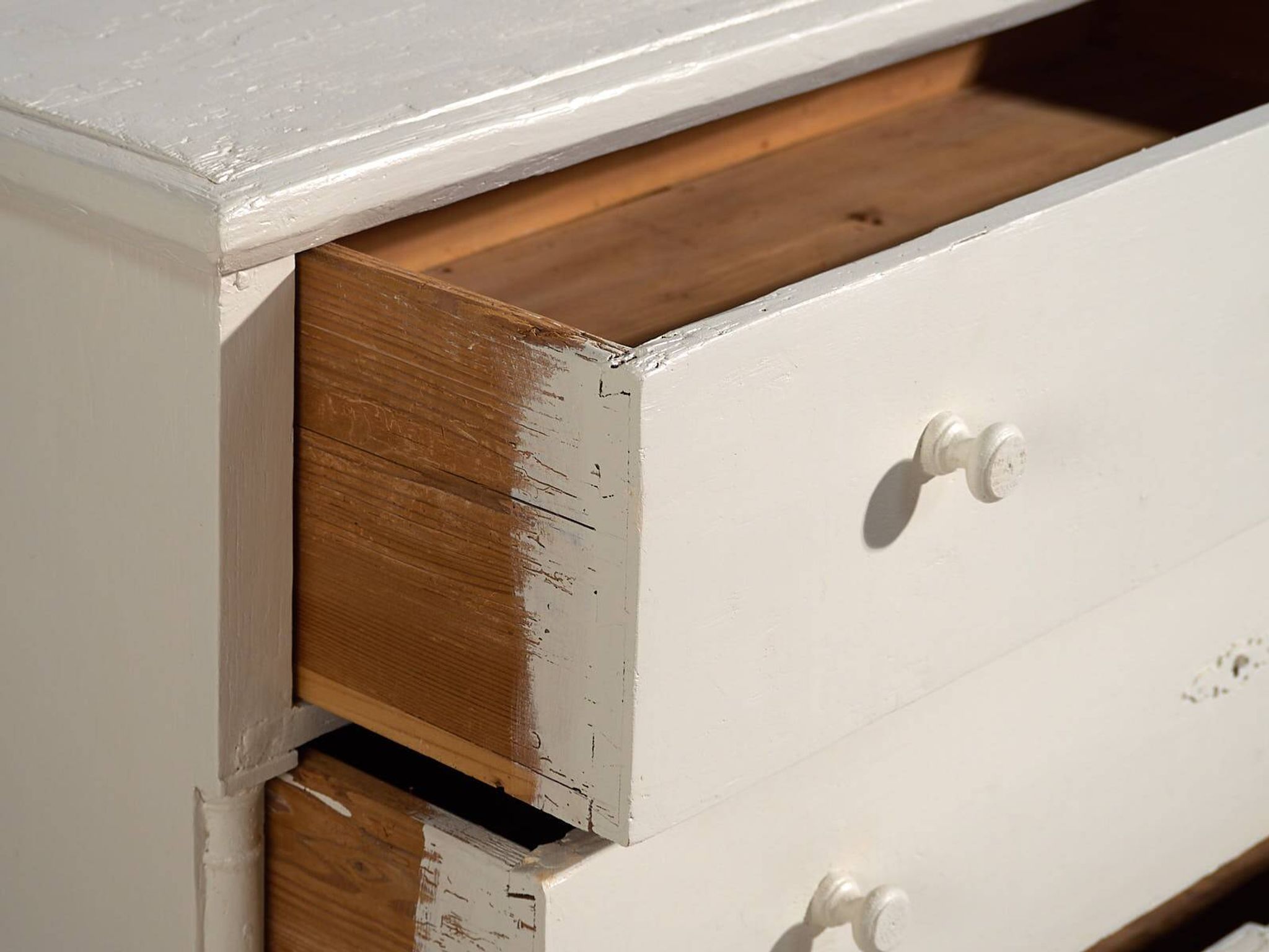 Commode ancienne blanche (vers 1920) #53