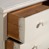 Antique white chest of drawers (circa 1920) #53