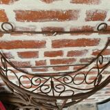 Wrought iron wall planter