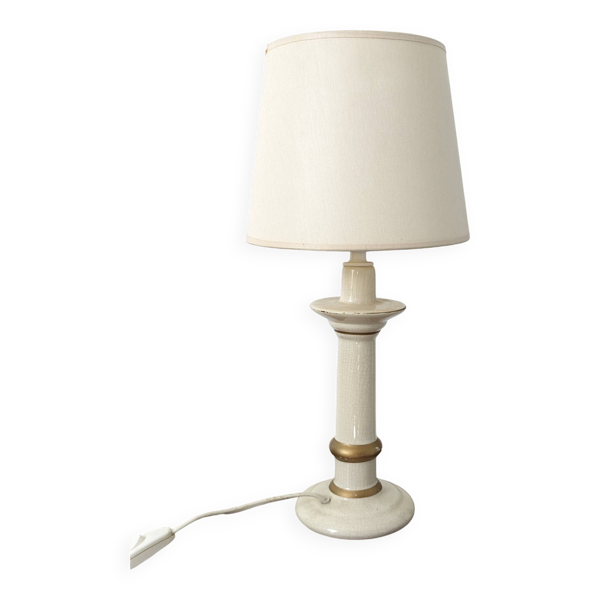 Lampe de salon en céramique craquelée