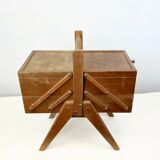 1950 - Former Worker Wooden Sewing Box