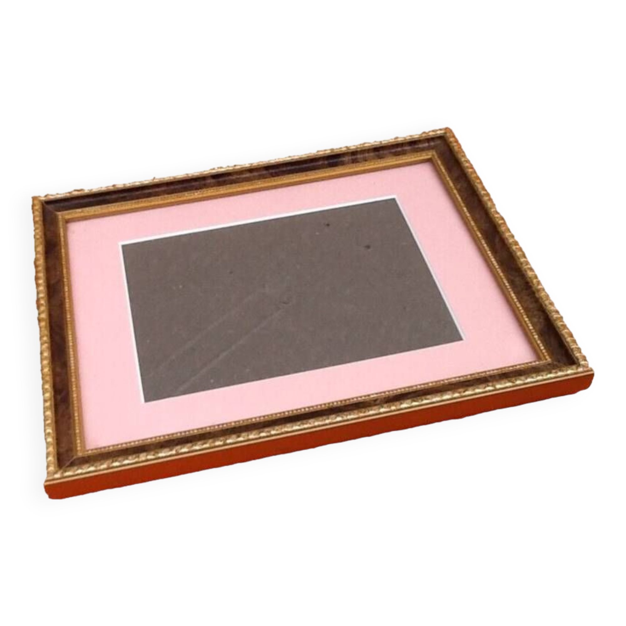 Wooden frame with gilding