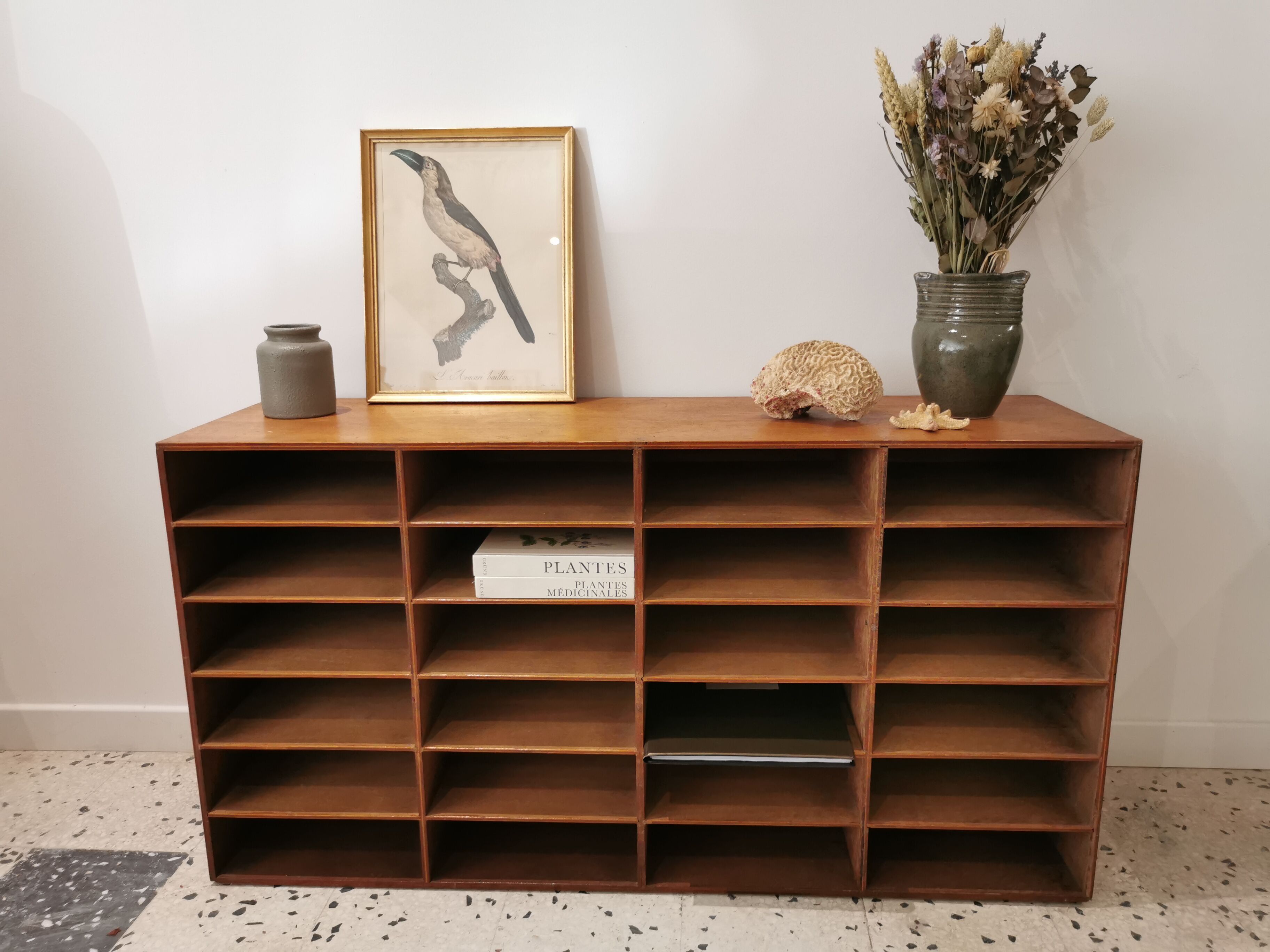 Vintage wooden sorting furniture