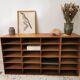 Meuble de tri vintage en bois