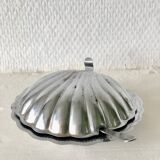 Persian blue shell butter dish