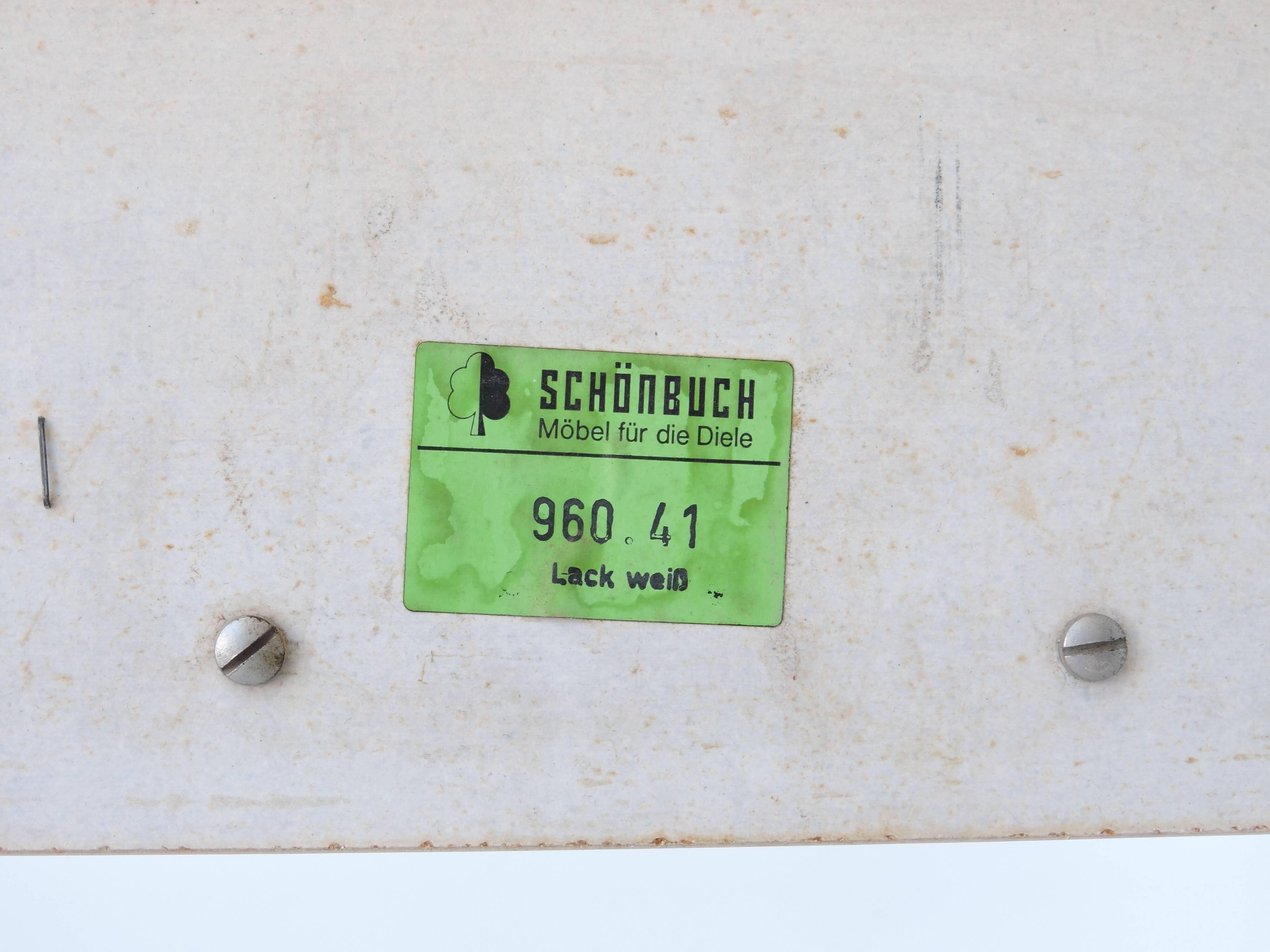 Schönbuch Quadro wall coat rack, interior from the 70s