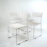 4 chaises Jodi « spaghetti » par Sintesi, Italie 1980
