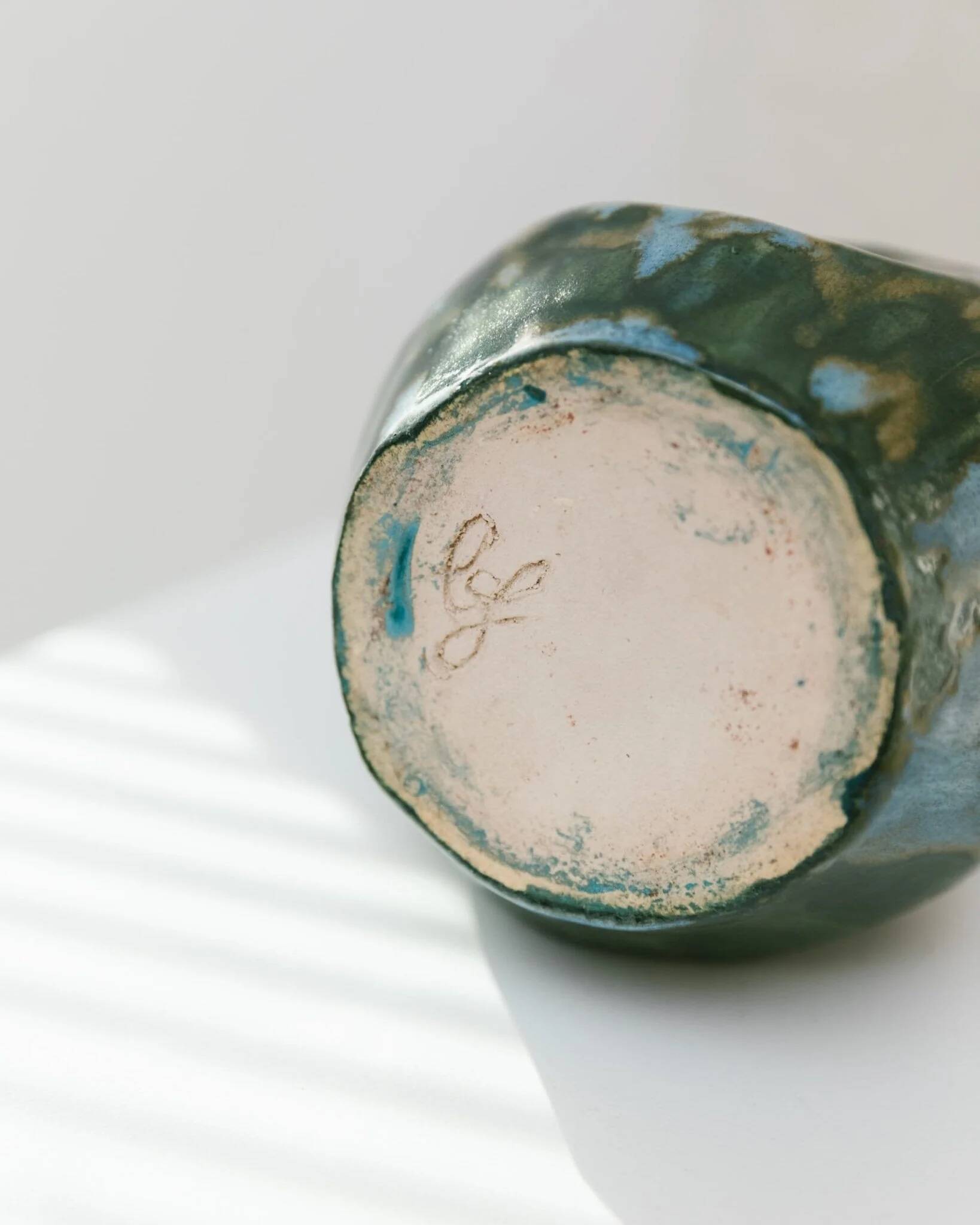 Ceramic vase - Handmade in Italy - Studio pottery - 1970s
