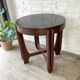 Table basse guéridon art déco en palissandre, 1920s