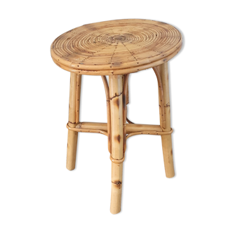 Tabouret en rotin