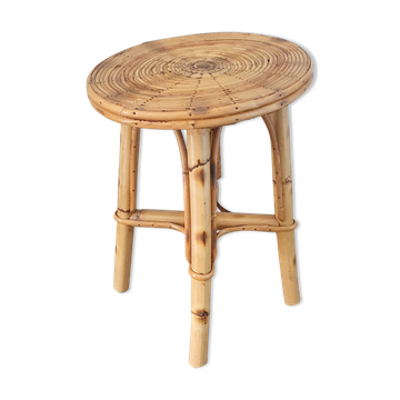 Tabouret en rotin
