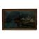 Mill landscape by the water, 20th century, signed