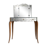 50s Venetian mirrored dressing table