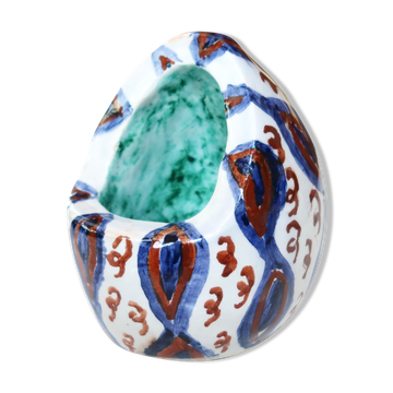 Ceramic "egg" ashtray, 50s