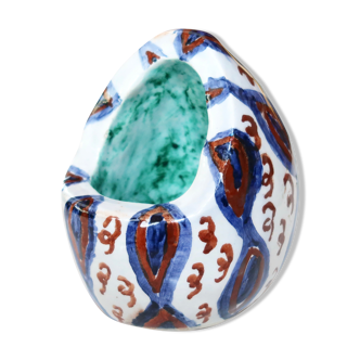 Ceramic "egg" ashtray, 50s