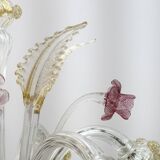 Ca'Rezzonico Blown Murano Glass 6 Arms Floor Lamp, Italy, 1950s