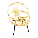 Rattan armchair for children
