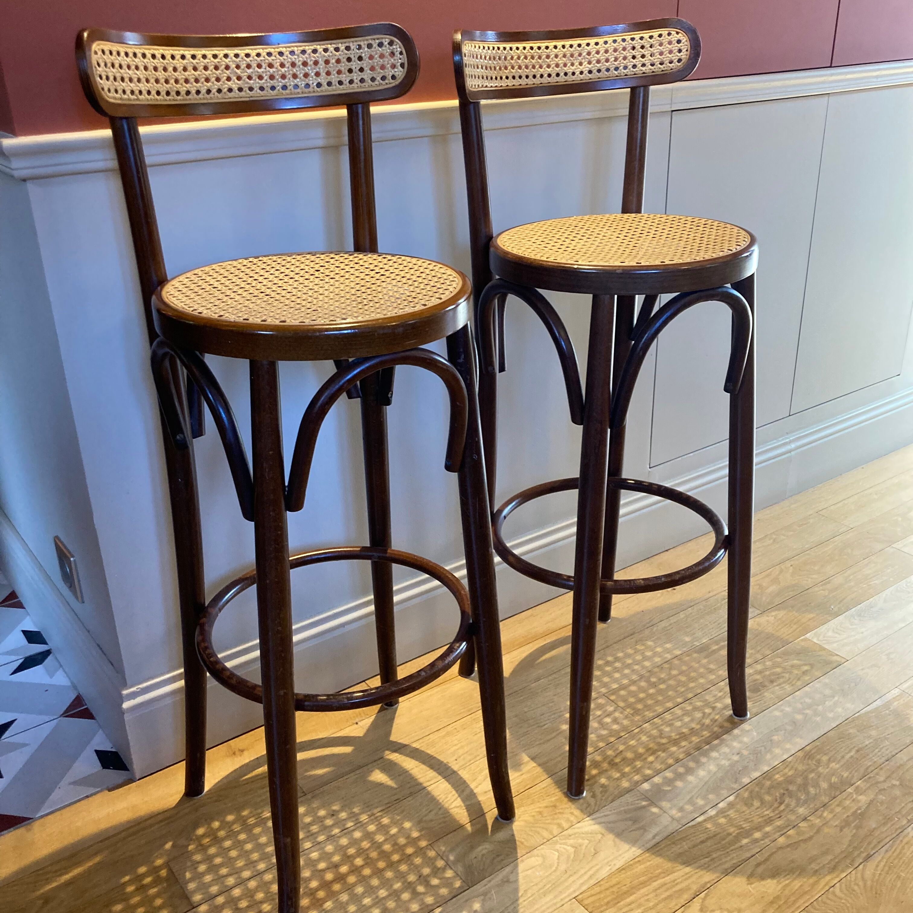 Vintage bar stools pair
