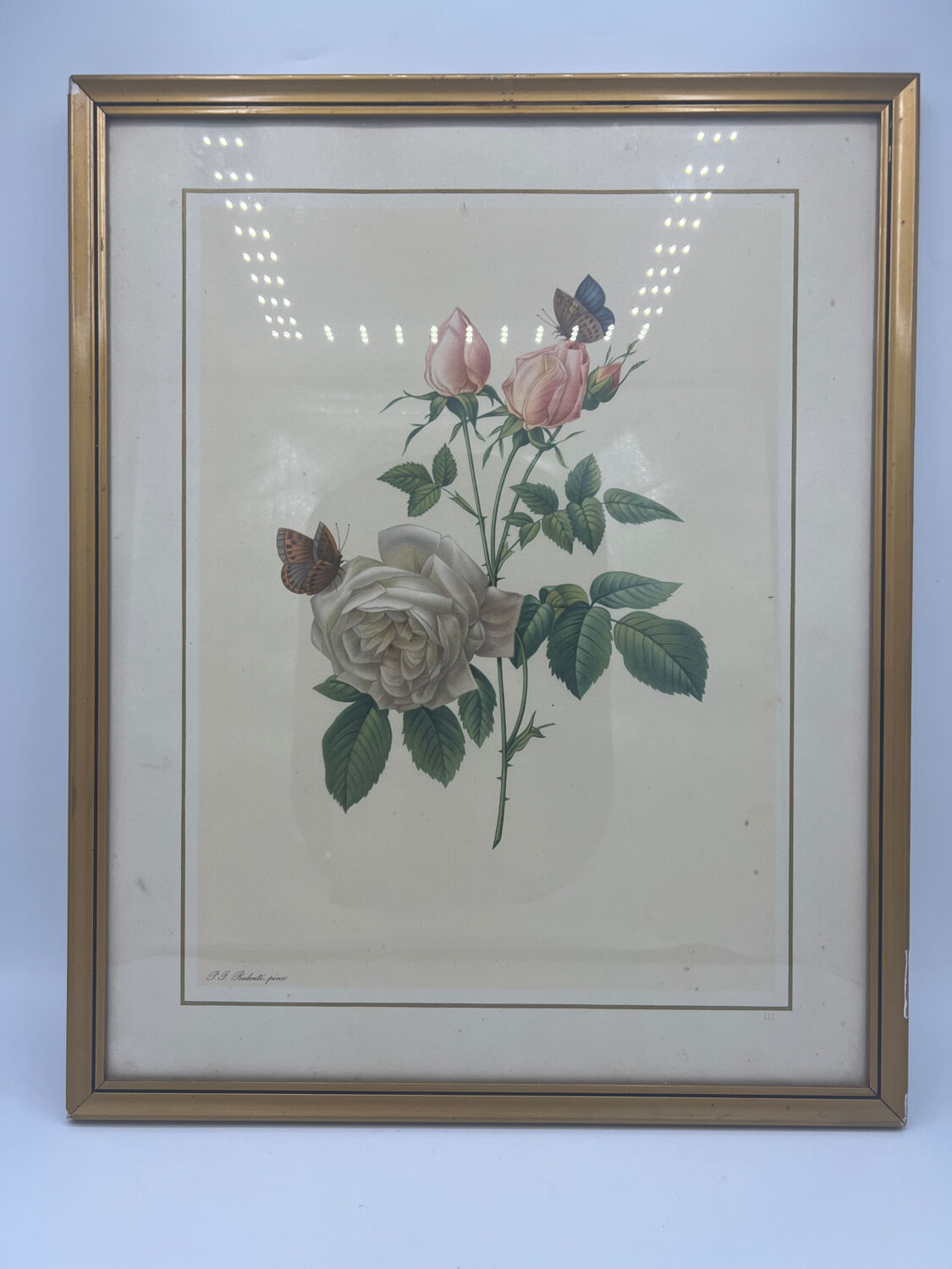 Vintage lithography frame