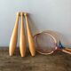 2 vintage badminton rackets