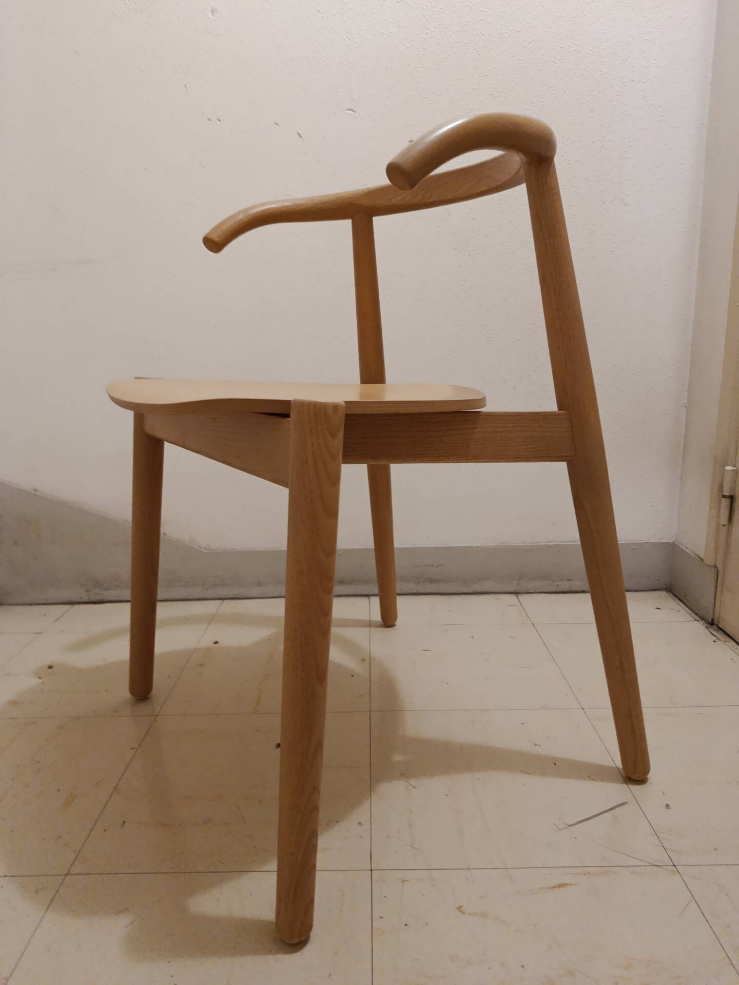 Solid wood design chair