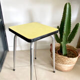 Yellow Formica stool