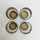 Lot de 4 verres en verre fumé, effet tourbillon Lever