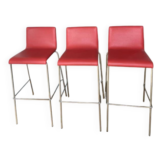Set of Pedrali bar stools