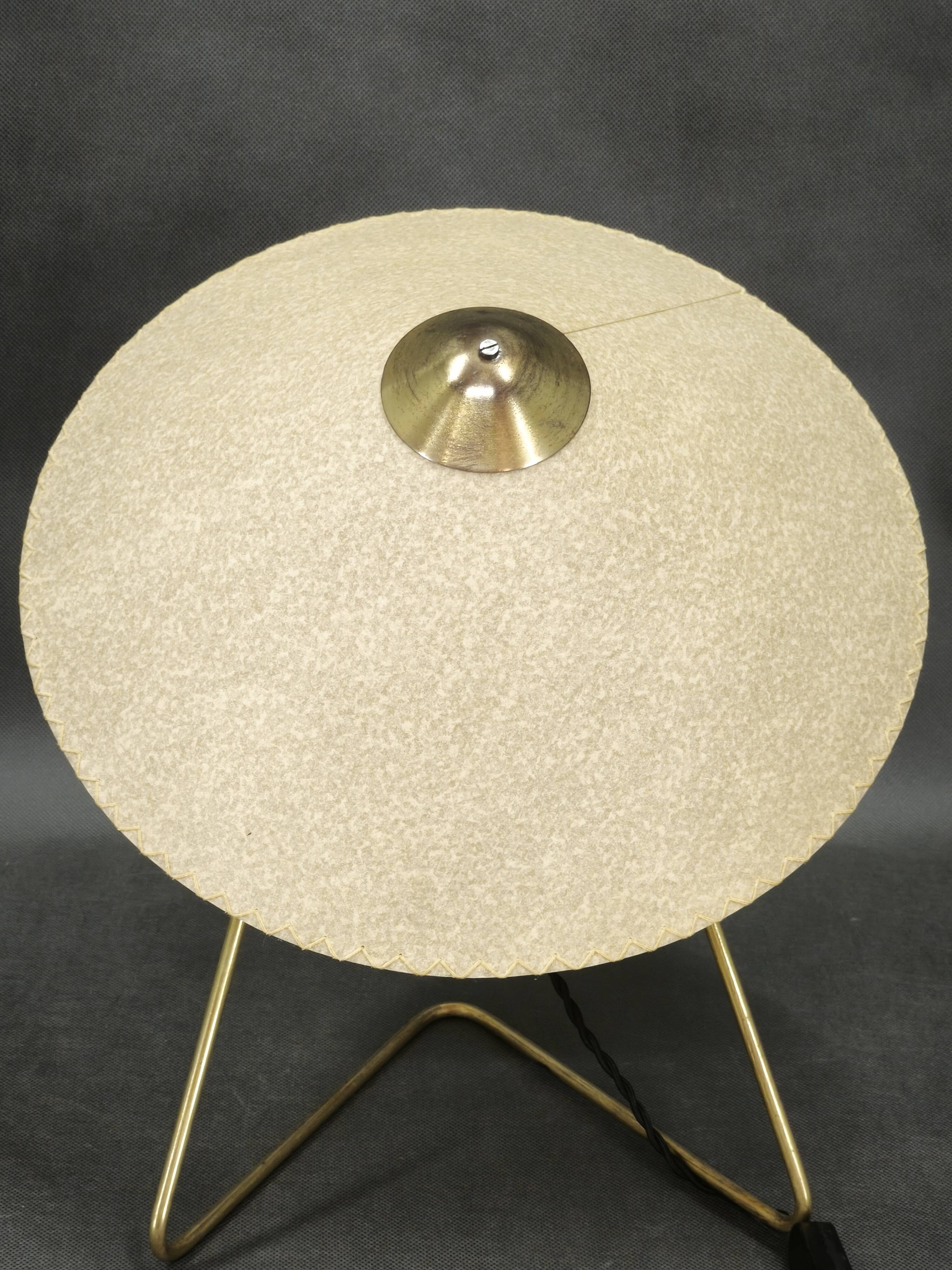 1960s Brass Table Lamp by Helena Frantová, Czechoslovakia