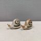 Ceramic snails as salt and pepper shakers, Denmark, 1970s-1980s