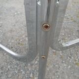 Vintage chrome and glass table