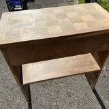 Console - antique solid wood side table with drawer