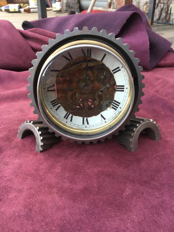Horloge Mécanique Horloge À Poser  Steampunk Création