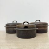 Set of 3 Arabia Ruska serving bowls , 1970s Finland