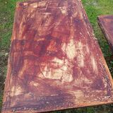 Pair of antique bistro tables