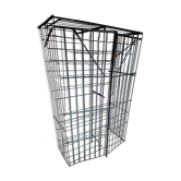 Closed Cabinet range bottles Rigid locker vintage wine cellar year 60
