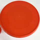 Set of 4 stools and a table model Taormina by Giganplast, 1970.