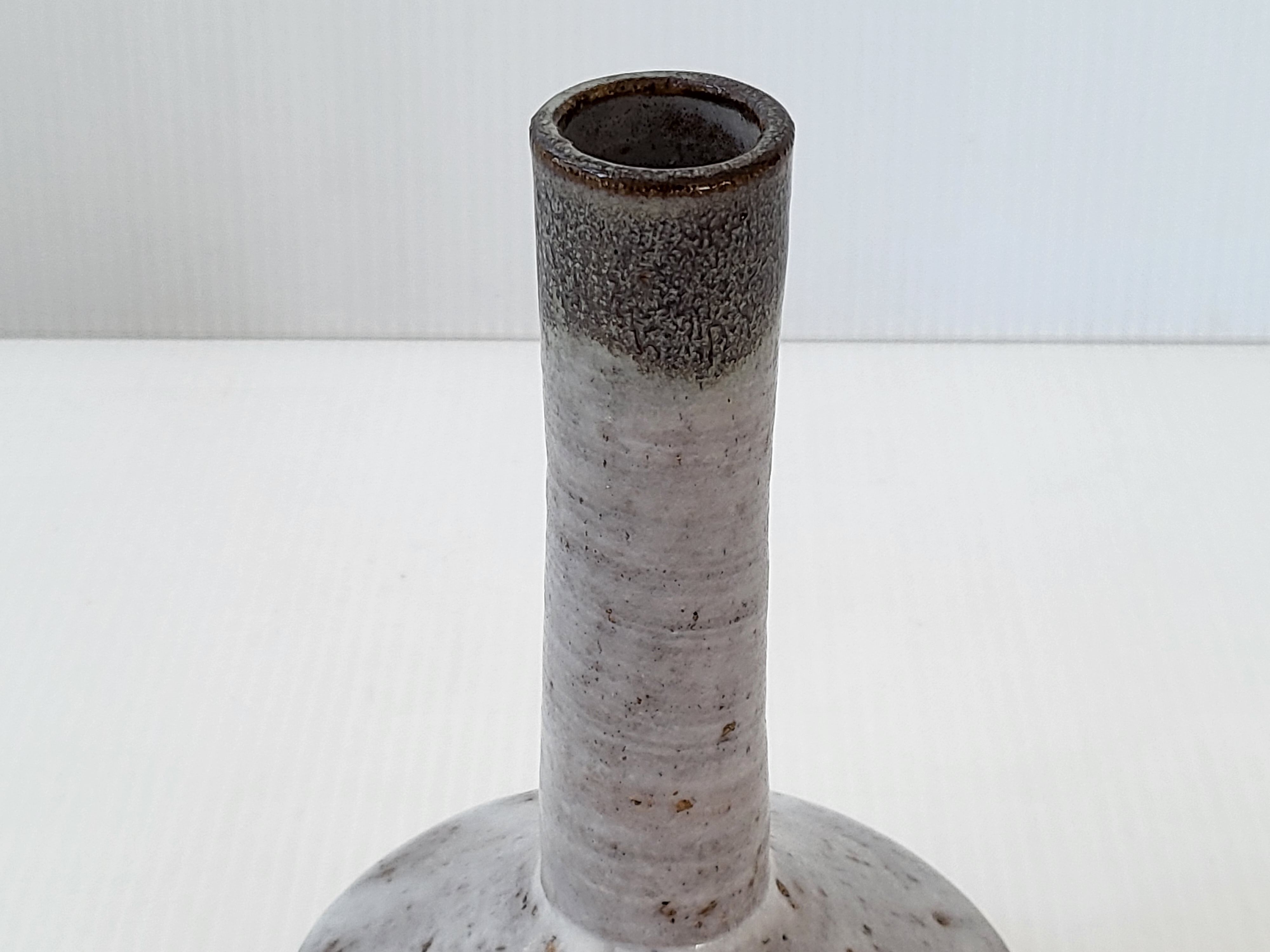 Vintage stoneware soliflore vase 1960