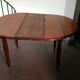 Table en chêne avec une rallonge