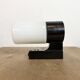 Industrial Brown Bakelite Wall Light with Milk Glass, 1960s
