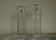 Pair Of Solid Glass Candlesticks "Arkipelago" From ittala Finland