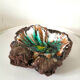 Enamelled lava stone ashtray design 60s - 70s