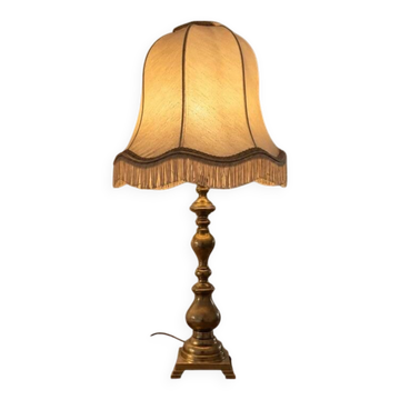 large table lamp in gilded bronze