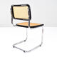 Set of Four Mid-Century Modern Italian Marcel Breuer B32 Cesca Chairs, 70s
