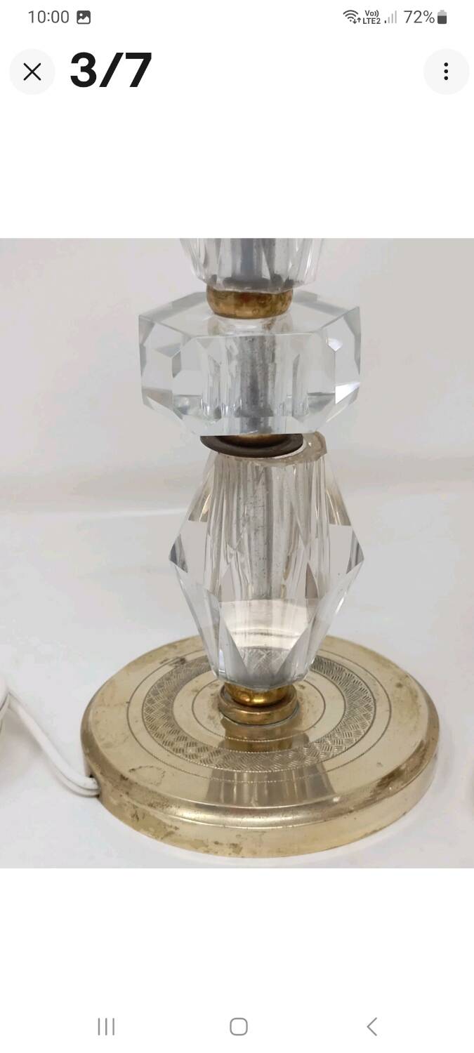 Two bedside lamp bases