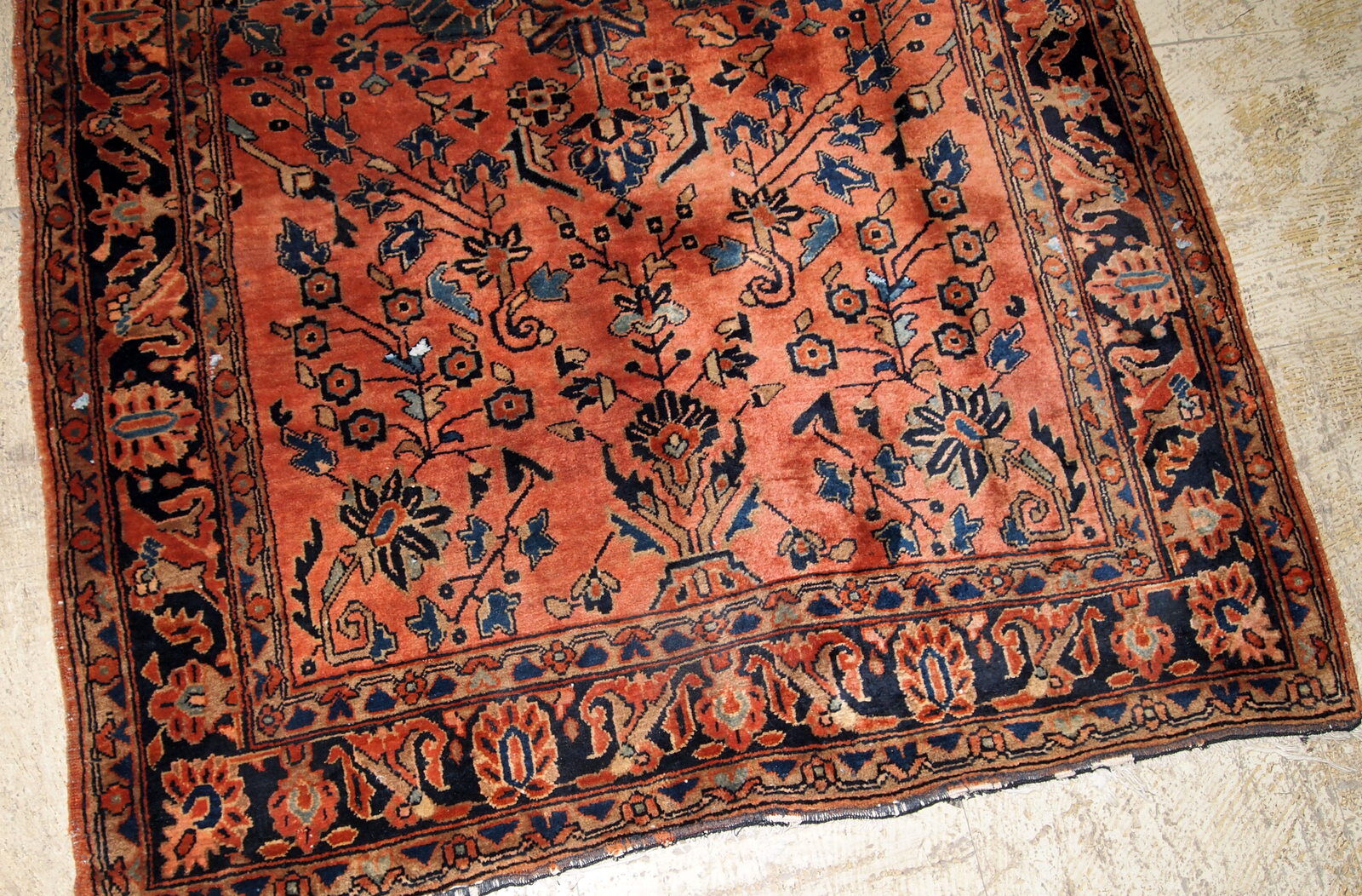 Former carpet Persian Sarouk done hand 97x155cm, 1920