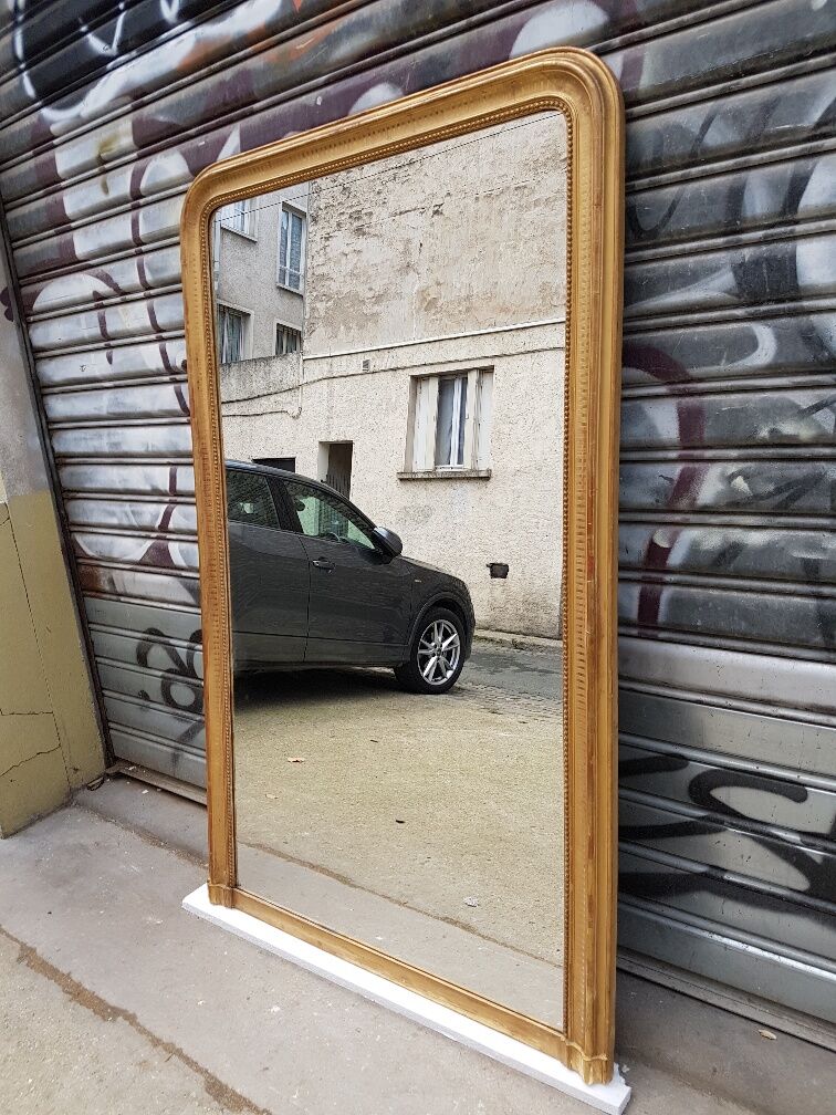 Large Louis-Philippe mirror 180 cm c 111 cm