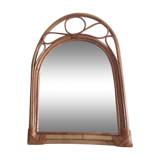Vintage bamboo mirror 50x72cm